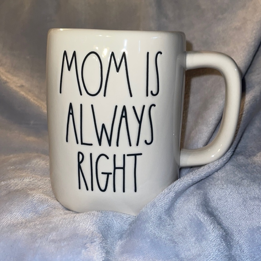 COPY - Rae Dunn “Mom is Always Right” Coffee Cup